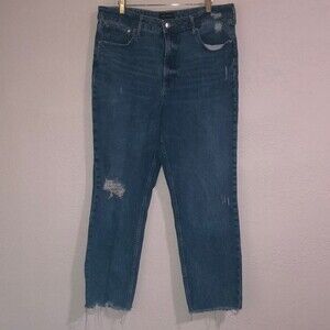 Women's Straight Leg Jeans - Blue